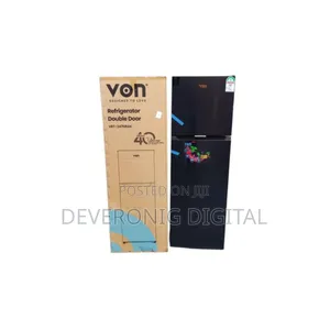 Von 247l No Frost Double Door Fridge