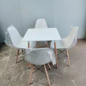 4 Seater Square Eamas Table and Chairs