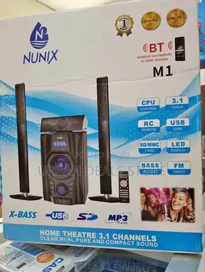 Nunix 3.1chanels Nu‐M1 Home Theater Speaker System