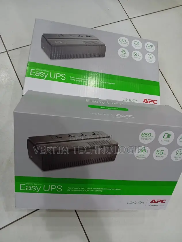Apc Easy Ups 650va Battery Backup Apc Available