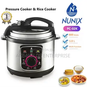 Nunix Pc- Electric Pressure/ Rice Cooker 5 Litres (800w)