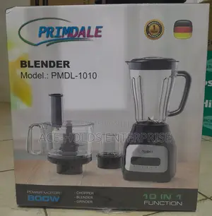 10 in 1 Functionable Primdale 800 Watts Blender, Chopper Grinder