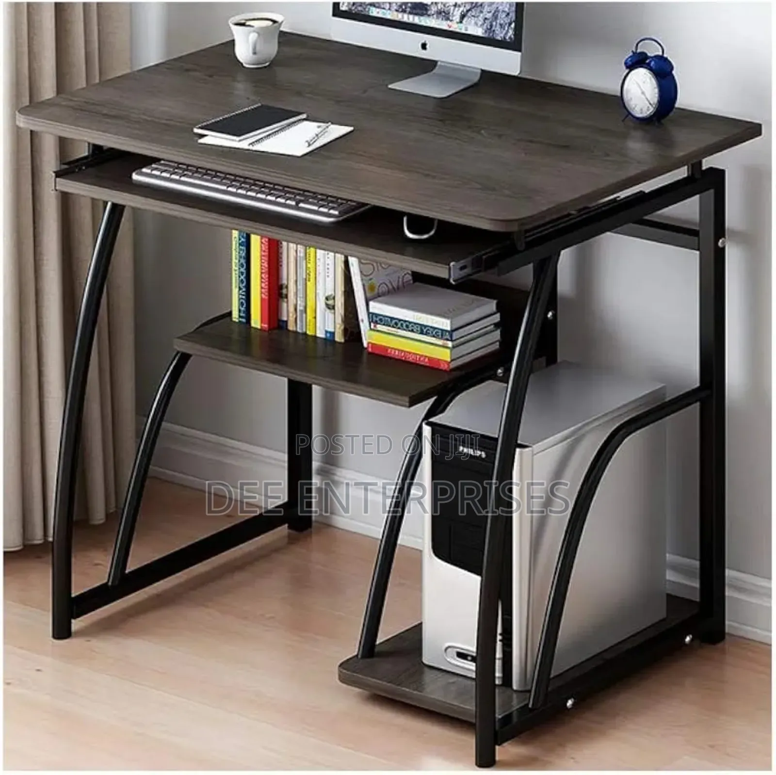 Ergonomic Modern Compact Computer Desk