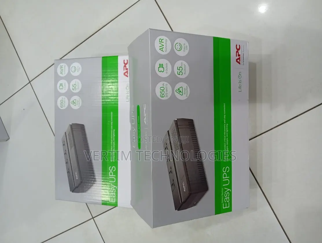Quality Apc Backup Ups 650va Universal Outlet, 375v