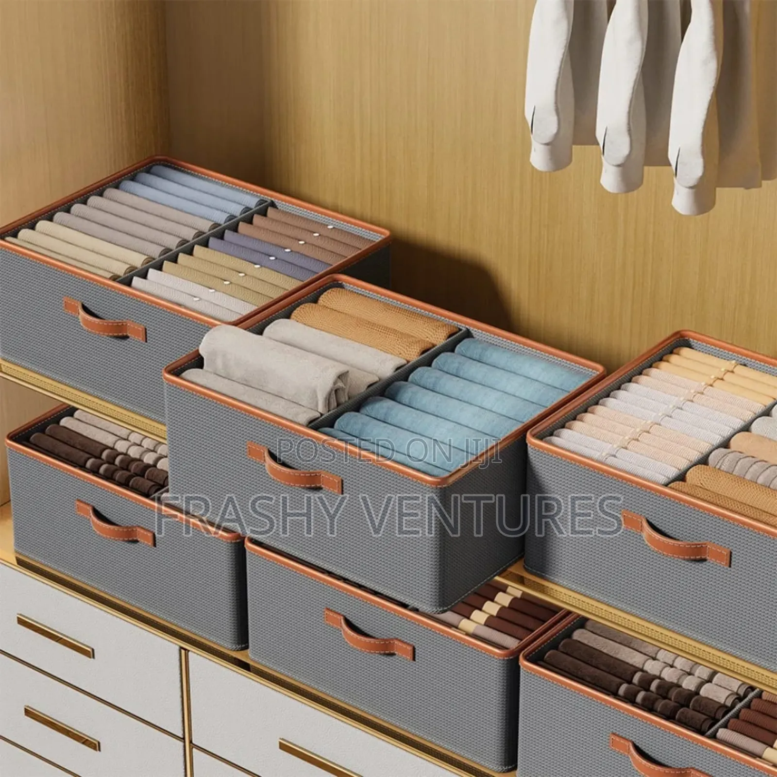 Partitioned Closet Organizer
