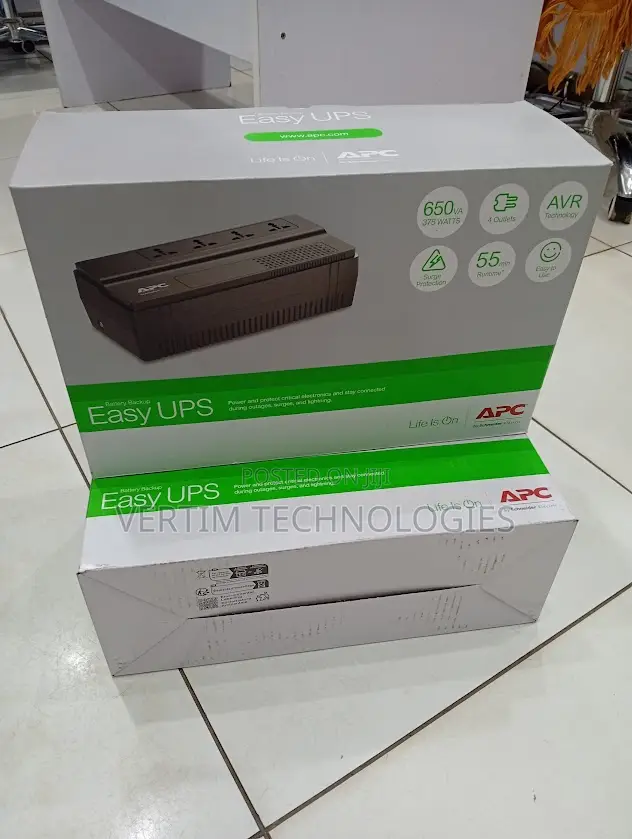 650va Apc Ups 4 Ports Power Backup 375 W