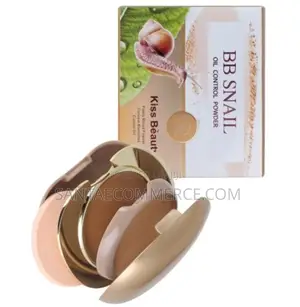 Kiss Beauty 2 in 1 Bb Snail Oil Control Powder Pond With Foundation