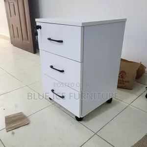 White Office Side Drawer