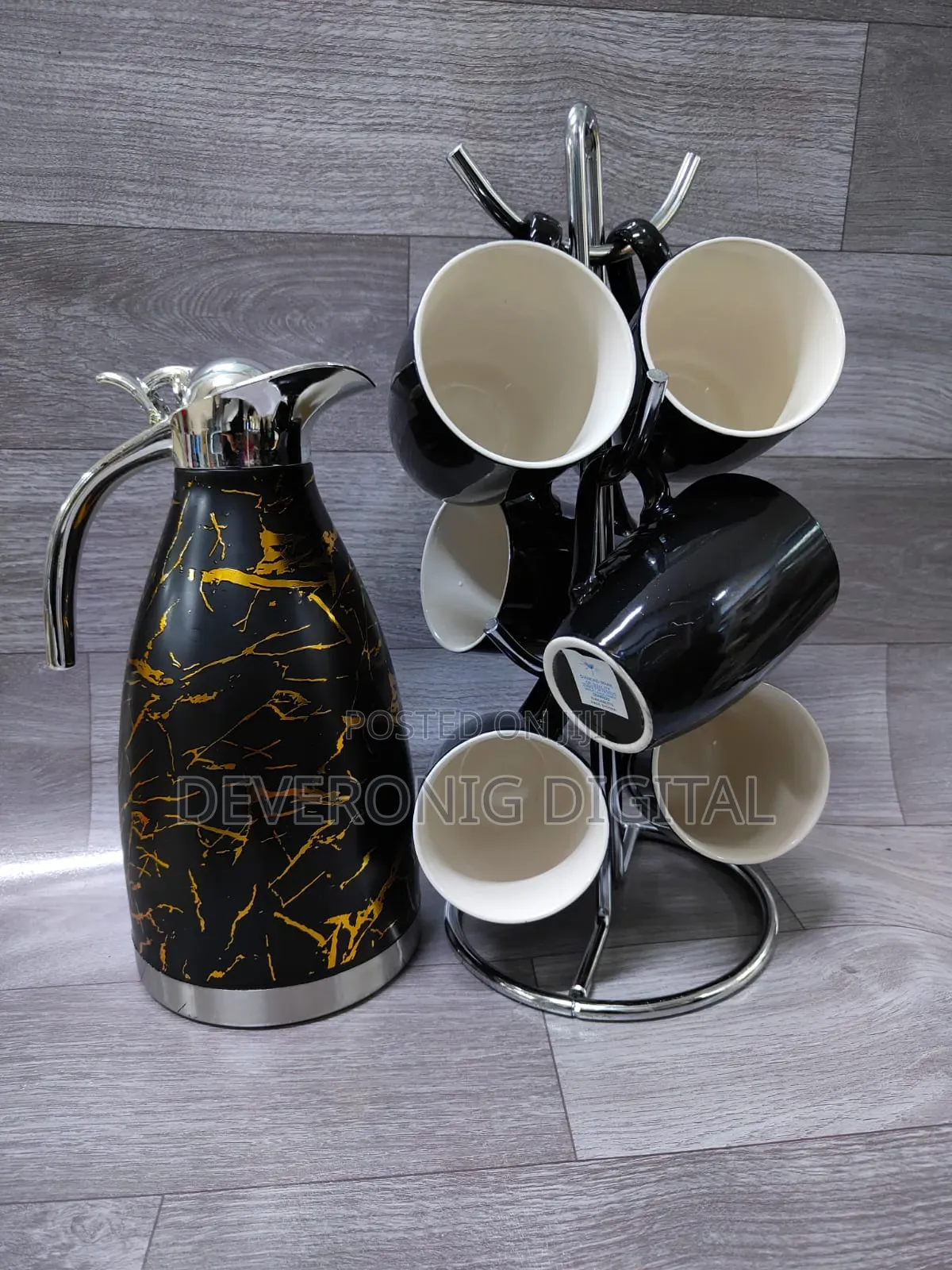 *Breakfast Set Combo Flask and Mugs