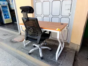 Office Desk And Headrest Office Chair
