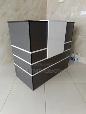 1.4meter Gray Reception Desk