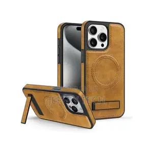 Brown Magnetic S Leather , M Phone Cover for iPhone 14 Pro Max