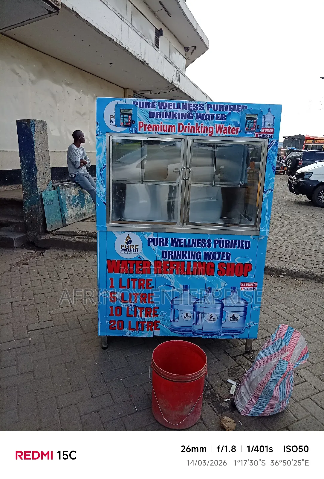 Automatic, Pure Water Reffiling Station