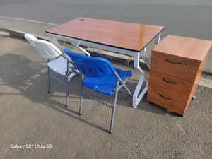 Office Set, Table, Chairs and Mobile Drawers