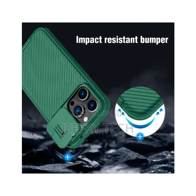 Nillkin Camshield Pro Case for Apple iPhone 14 Pro Max – Green