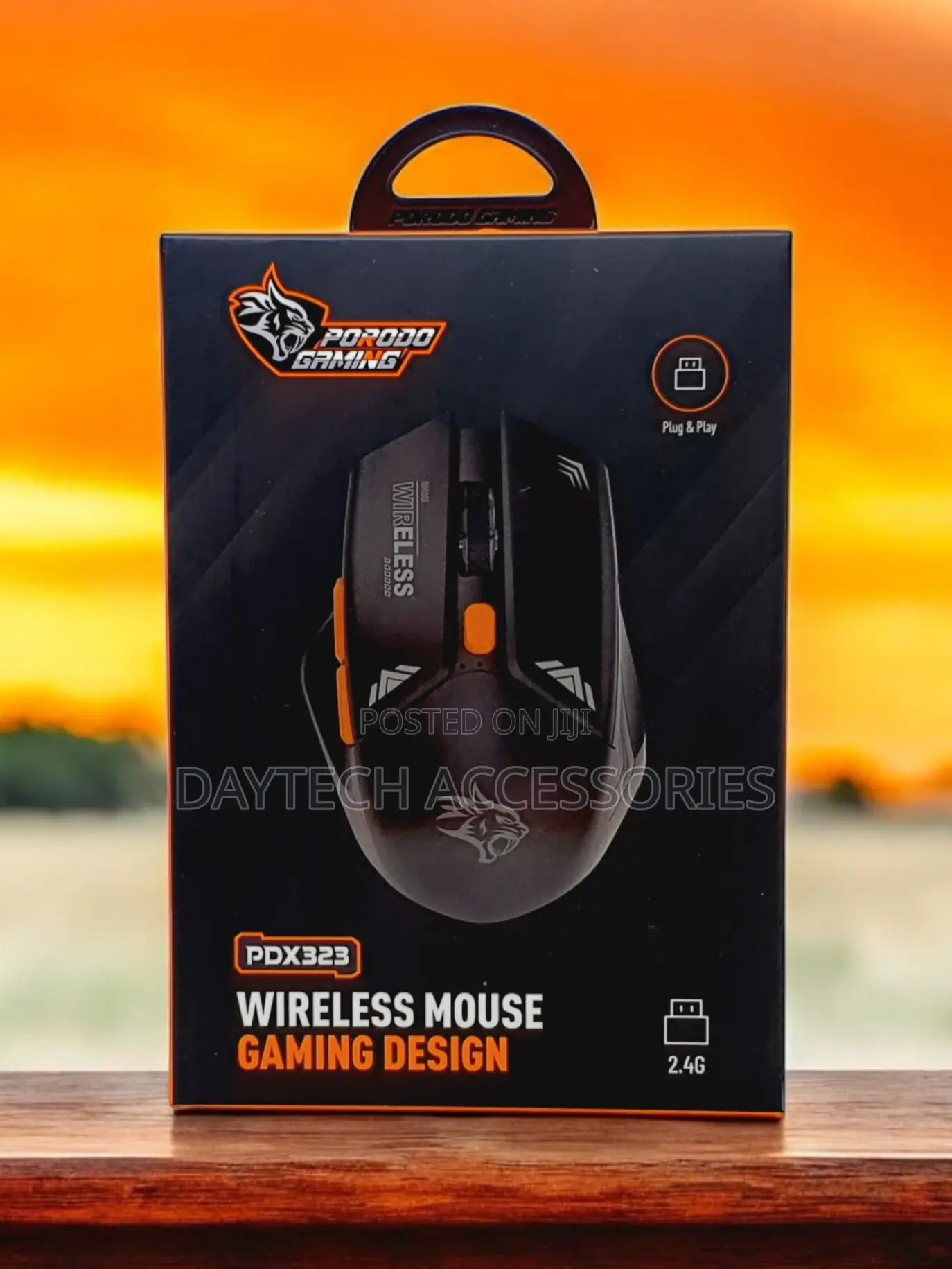 Porodo Pdx323-Bk Gaming Wireless Gaming Mouse.