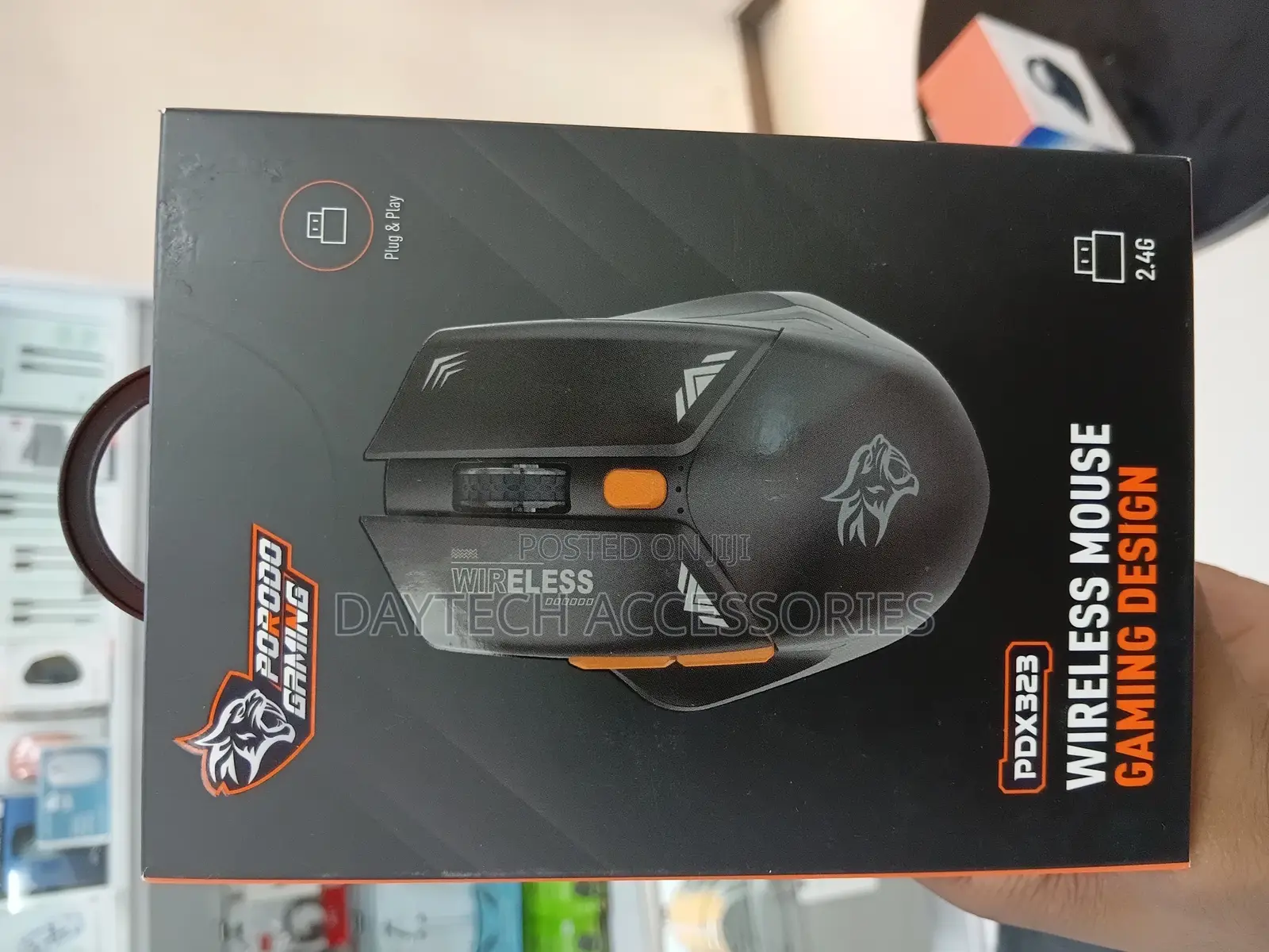 Porodo Pdx323-Bk Gaming Wireless Gaming Mouse.