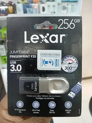Lexar Jumpdrive Fingerprint F35 256gb Usb 3.0 Flash Drive
