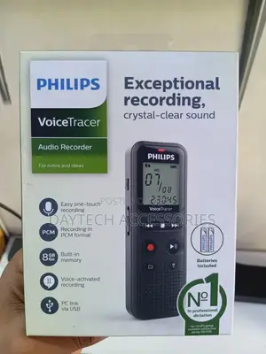 Philips Dvt1160 – Voicetracer Audio Recorder - Black