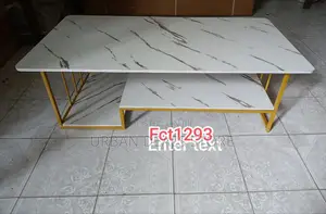 Executive White Marble Coffee Tables