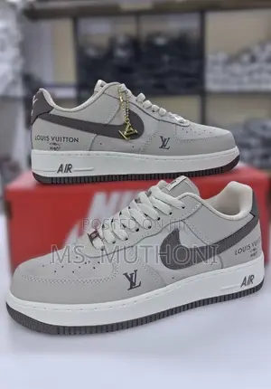 Custom Louis Vuitton X Nike Air Force 1 Sneaker