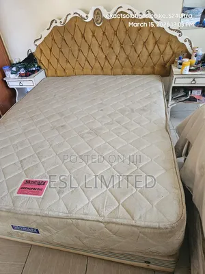 Silentnight 5 by 6 Bed With Headboard Bedside Tables