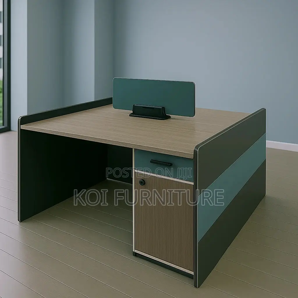 Office Workstation; Concise Two Users Executive Workstation Desk
