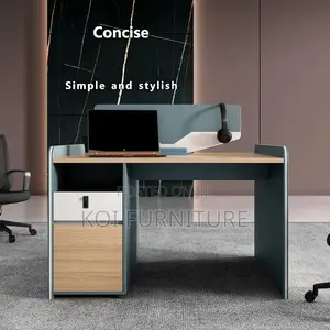 Office Workstation; Concise Two Users Executive Workstation Desk