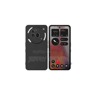 Soft Silicone Back Cover for Nothing Phone 3a Pro – Black