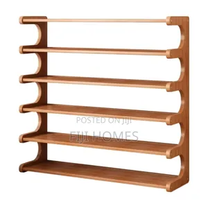 6 Layer Bamboo Shoe Rack Size: 70*25*83cm