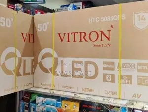 Bluetooth Enabled Qled 50 Inch Vitron Television Htc50