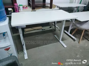 1.2meter White Electric Study Desk