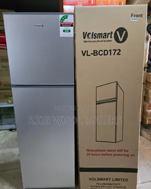 Volsmart 172 Litres Double Door Fridge Silver