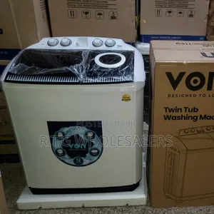 Von 11kg Twin Tub Semi-Automatic Washing Machine – White