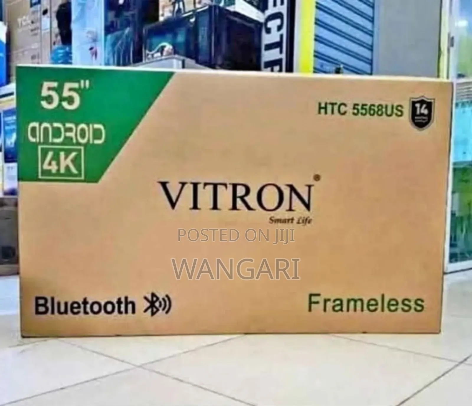 Voice Recognition 55 Inch Vitron Smart Tv