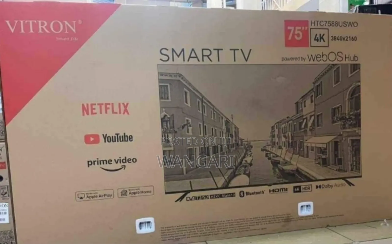 Bluetooth Enabled 75 Inch Webos 4 K Television