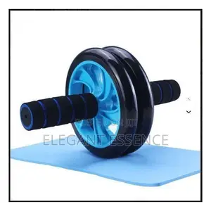 Ab Wheel Roller Workout Arm and Waist Fitness Exerciser Wheel Free Mat