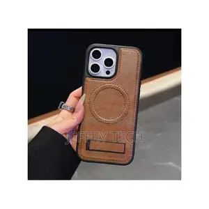 Pouch iPhone 14 Pro Max Leather Back Case