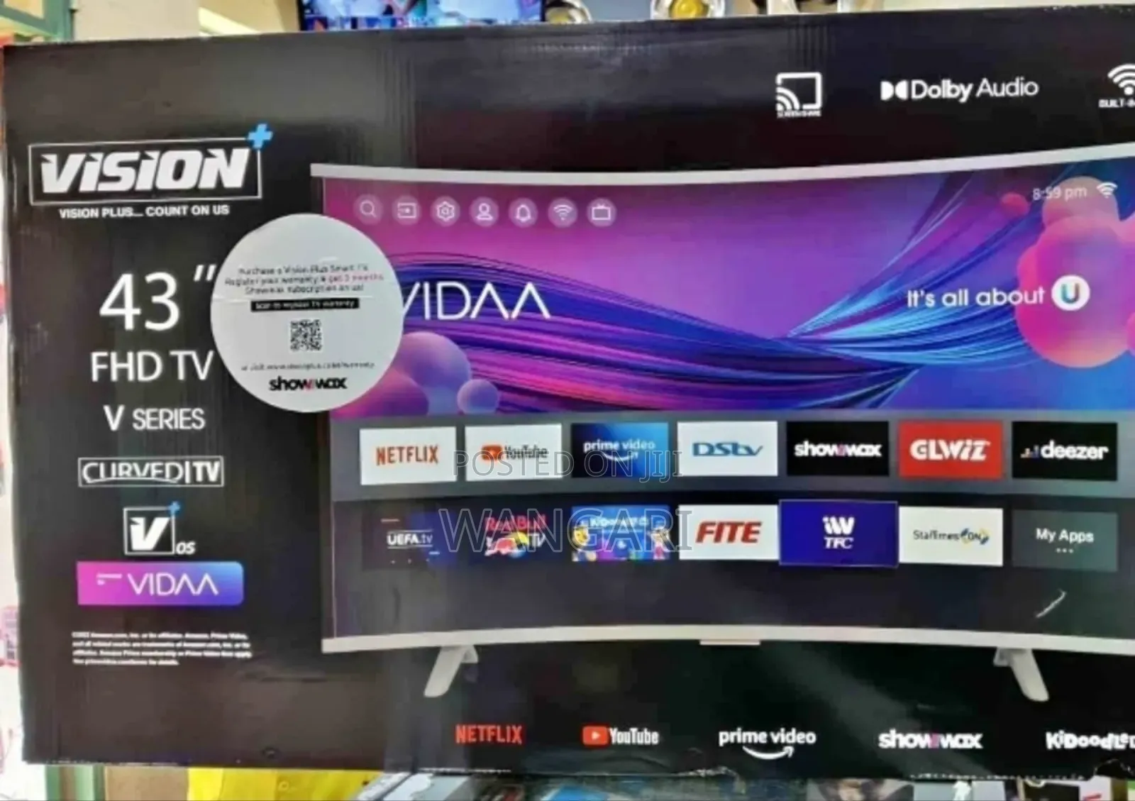 Vidaa 43 Inch Frameless 43 Inch Skyworth Television
