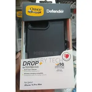 Otter Box Defender Series Case for iPhone 16 Pro Max - Black