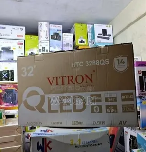 Clear Screen Resolution Qled 32 Inch Vitron Television
