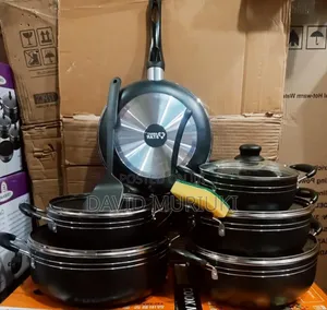 Great Star 14pc Black Cookware Set