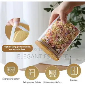 12pcs Borosilicate Air Tight Spice Storage Jars