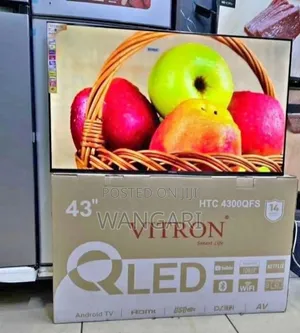 Wifi Enabled Vitron 43 Inch Qled Android Tv