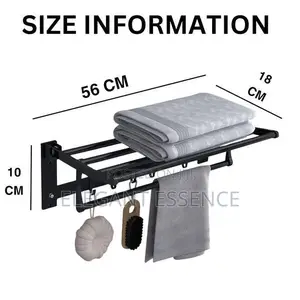 Metallic Towel Rack