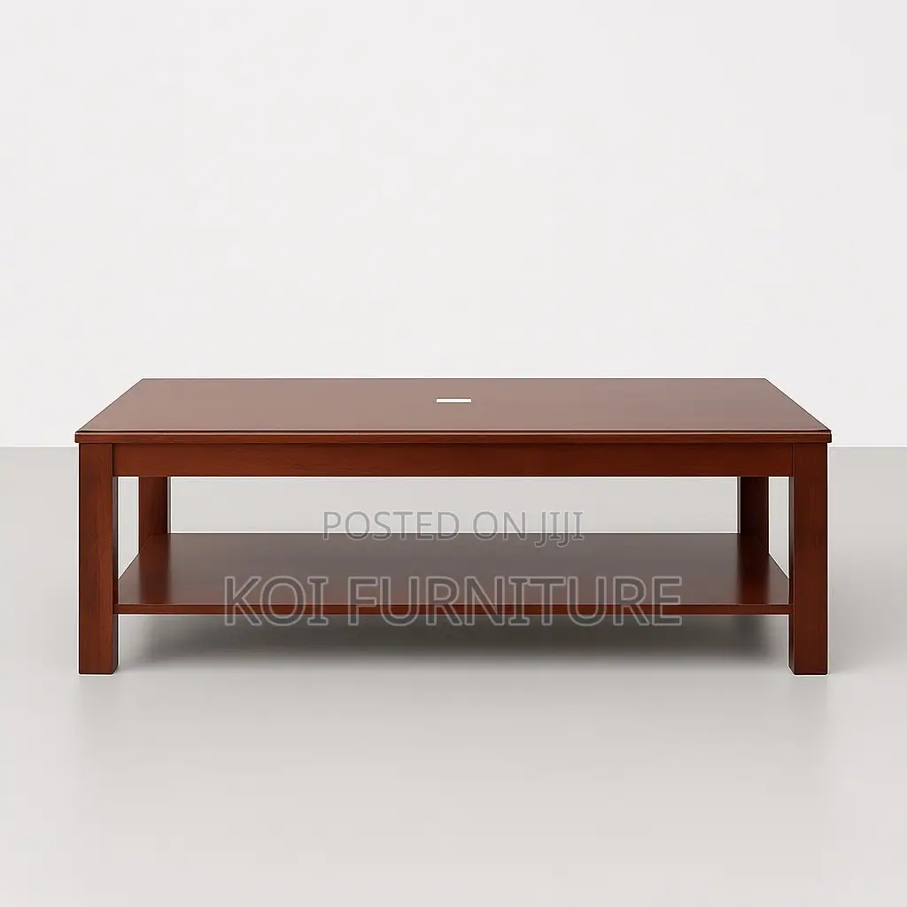 Coffee Table; Mahogany Made Rectangular Coffee Table