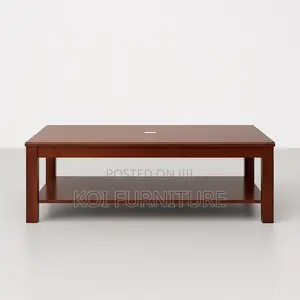 Coffee Table; Mahogany Made Rectangular Coffee Table