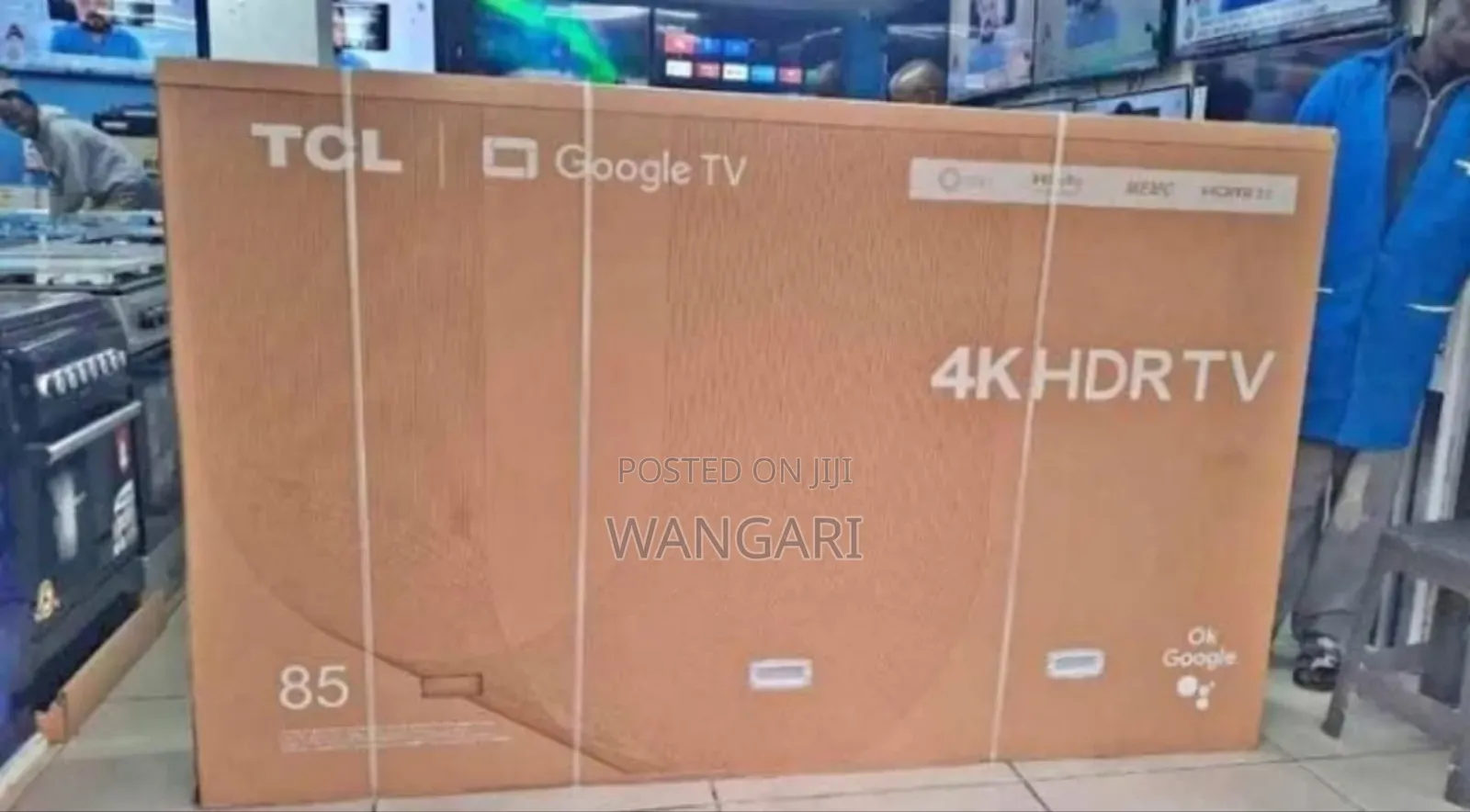 Wifi Enabled TCL 85 Inch Goggle 4 K HDR Television