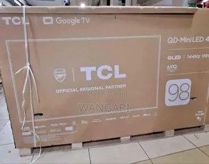 With Warranty TCL 98 Inch Goggle Television