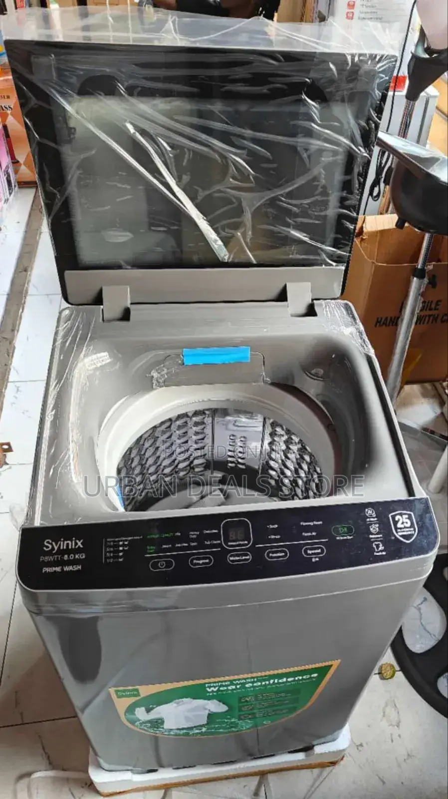 8kg Syinix Topload Full Automatic